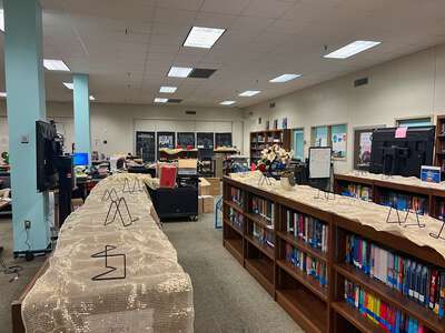 Belaire Magnet High School Library in Baton Rouge