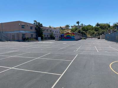 Chavez Elementary School Outdoor Basketball Courts in San Diego