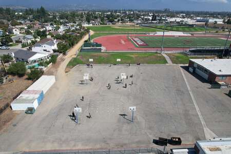 Pomona High School Blacktop / Basketball Courts 2 in Pomona