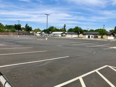 Garrison Elementary School Parking Lot - Back in Modesto