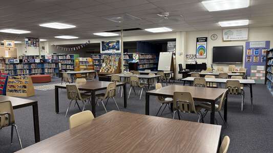 Wildwood Elementary School Library in Amherst