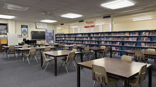 Wildwood Elementary School Library in Amherst