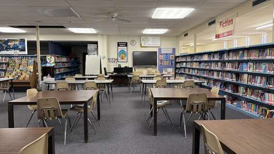 Wildwood Elementary School Library in Amherst