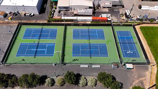 Bret Harte Union High School Tennis Courts in Angels Camp 2