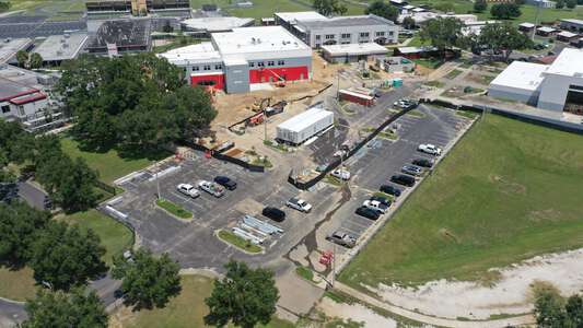 Pasco High School Parking Lot - Fields in Dade City