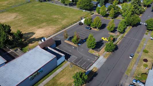 Adams Elementary School Parking Lot in Eugene