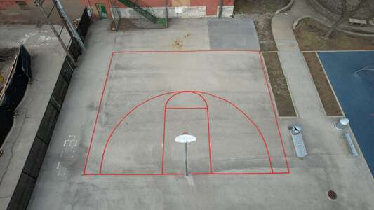 Perez - Manuel Perez Elementary School Outdoor Basketball Courts in Chicago 3