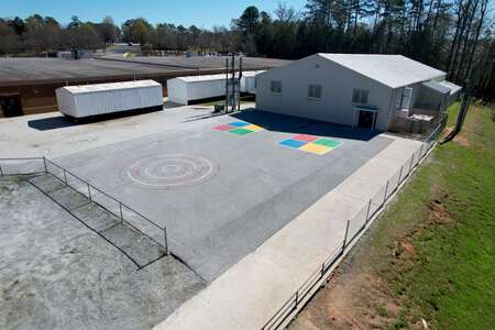 Corley Elementary School Outdoor Area in Lawrenceville