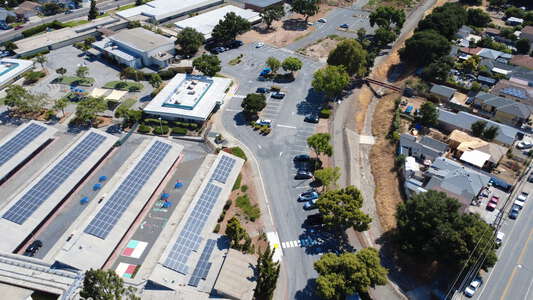 Barnard White Campus Parking Lot in Union City