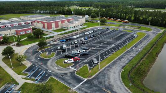 Liberty Pines Academy Parking Lot in St. Johns 2