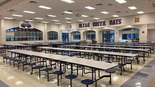 Clear Creek Middle School Cafeteria in Ellijay