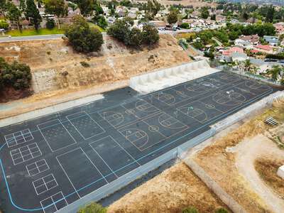 School of Creative and Performing Arts (SCPA) (6-12) Outdoor Basketball Courts in San Diego
