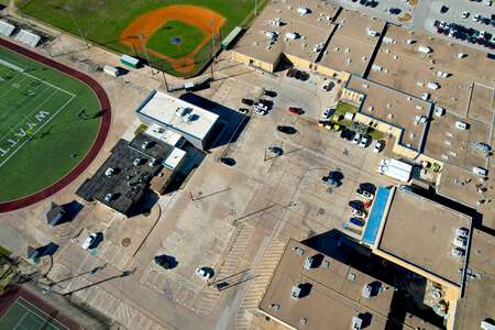 OD Wyatt High School Parking Lot - Side in Fort Worth