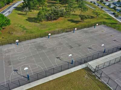 Westridge Middle School Outdoor Basketball Courts in Orlando
