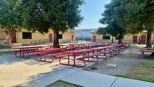 Cunningham Elementary School Outdoor Area in Turlock