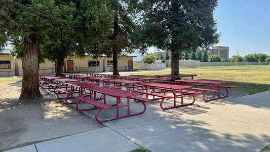 Cunningham Elementary School Outdoor Area in Turlock
