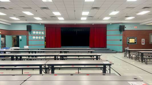 Diamond Hill Elementary School Cafeteria in Fort Worth