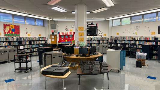 Kinloch Park Elementary School Library in Miami