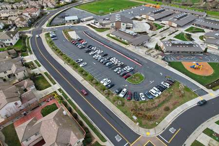 Zehnder Ranch Elementary School Parking Lot in Elk Grove 2