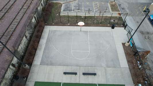 Morton School of Excellence Outdoor Basketball Courts in Chicago 2