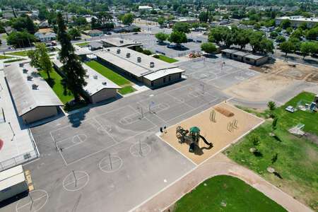 Osborn Two-Way Immersion Academy Outdoor Basketball Courts in Turlock