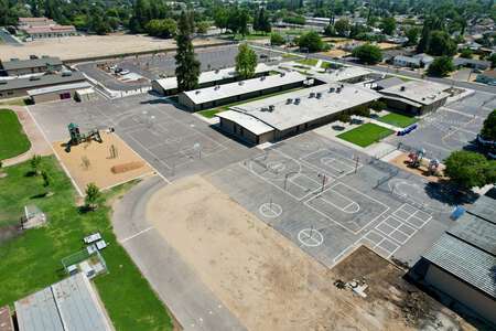 Osborn Two-Way Immersion Academy Outdoor Basketball Courts in Turlock