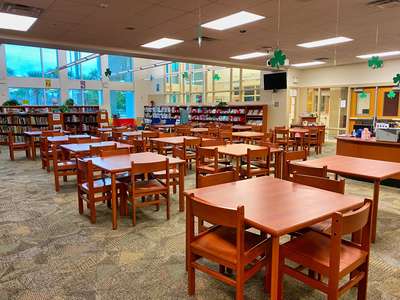 SunRidge Elementary School Media Center in Winter Garden