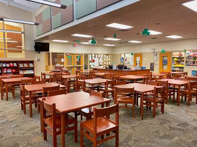SunRidge Elementary School Media Center in Winter Garden