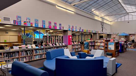 Deerfield Elementary School Library in Irvine