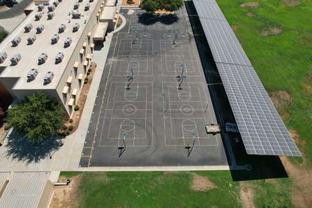 Williams Elementary School Outdoor Basketball Courts in Fresno