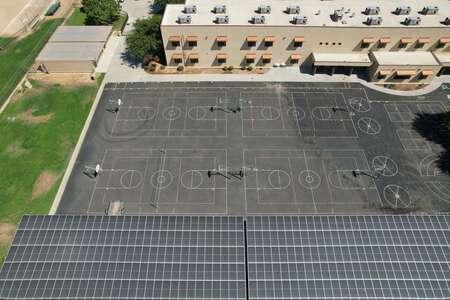 Williams Elementary School Outdoor Basketball Courts in Fresno