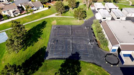 Venado Middle School Outdoor Basketball Courts 2 in Irvine