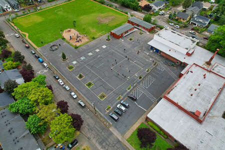 Woodmere K-5 School Outdoor Basketball Courts in Portland
