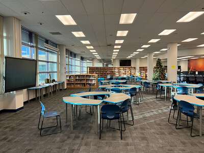 Canyon Springs High School Library in North Las Vegas