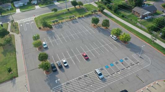 Midwest City Elementary School Parking Lot - Front in Midwest City 2