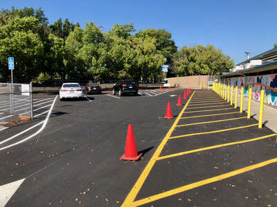Phoebe Hearst Elementary School Parking Lot in Sacramento