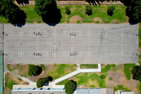 Santa Susana High School Outdoor Basketball Courts in Simi Valley