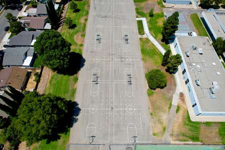 Santa Susana High School Outdoor Basketball Courts in Simi Valley