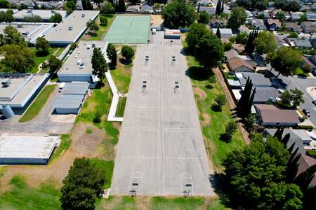 Santa Susana High School Outdoor Basketball Courts in Simi Valley