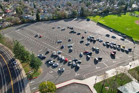 Laguna Creek High School Parking Lot - Fields in Elk Grove