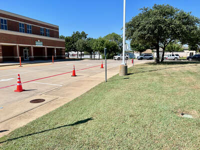 Liberty Elementary School Parking Lot - South in Colleyville