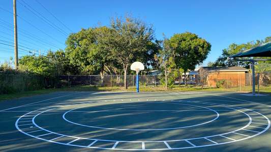 Atlantic West Elementary School Outdoor Basketball Courts in Margate