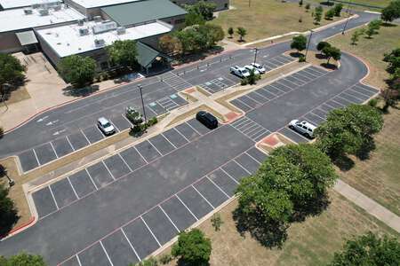 PFC Robert P. Hernandez Middle School Parking Lot - Front Lot in Round Rock