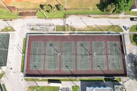 Dillard High School 6-12 Tennis Courts in Fort Lauderdale