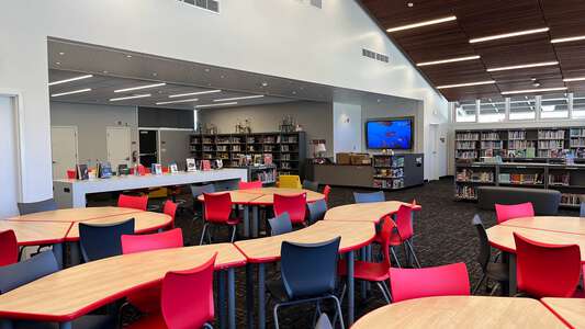 Los Arboles Middle School LIbrary in Marina