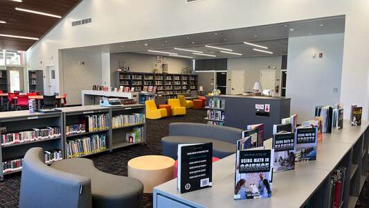 Los Arboles Middle School LIbrary in Marina