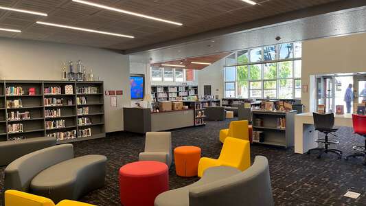 Los Arboles Middle School LIbrary in Marina