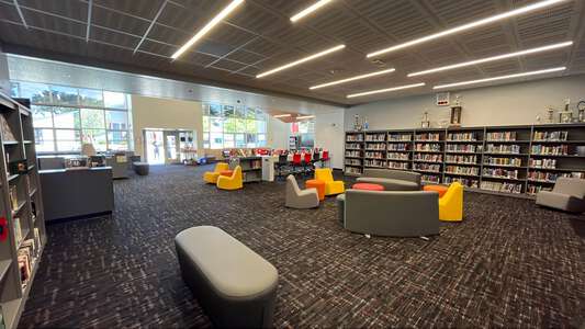Los Arboles Middle School LIbrary in Marina