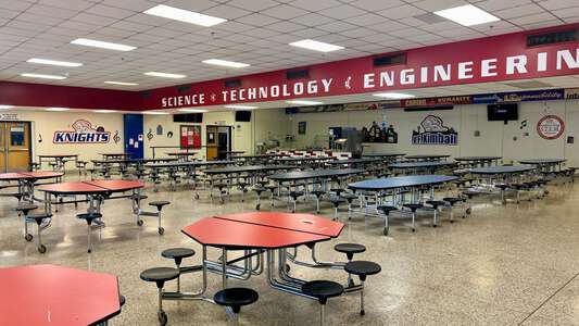 Justin F Kimball High School Cafeteria in Dallas