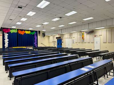 Bowman Ashe Doolin K-8 Academy Lower Academy Cafeteria in Miami 3